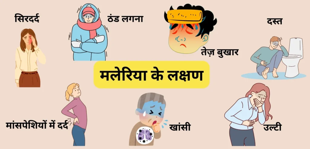 मलेरिया के लक्षण