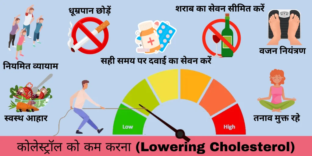 कोलेस्ट्रॉल को कम करना (Lowering Cholesterol)